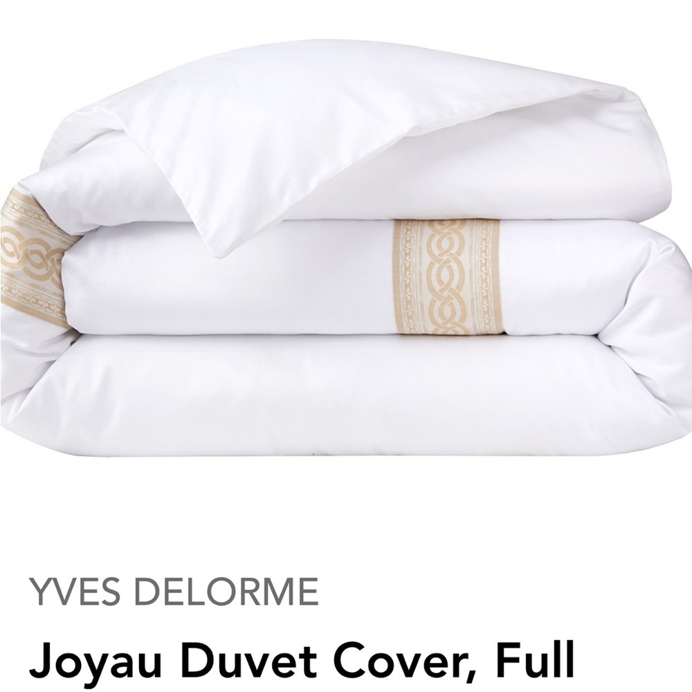YVES DELORME
Joyau Duvet Cover, Full Queen